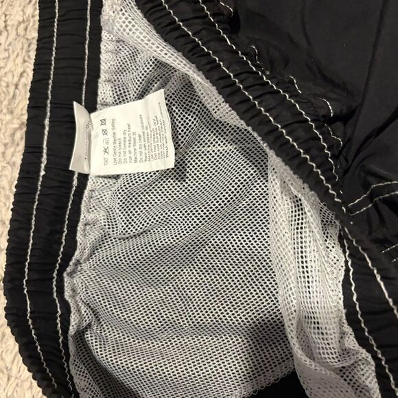 Men's Black swim shorts - Picture 3 of 4